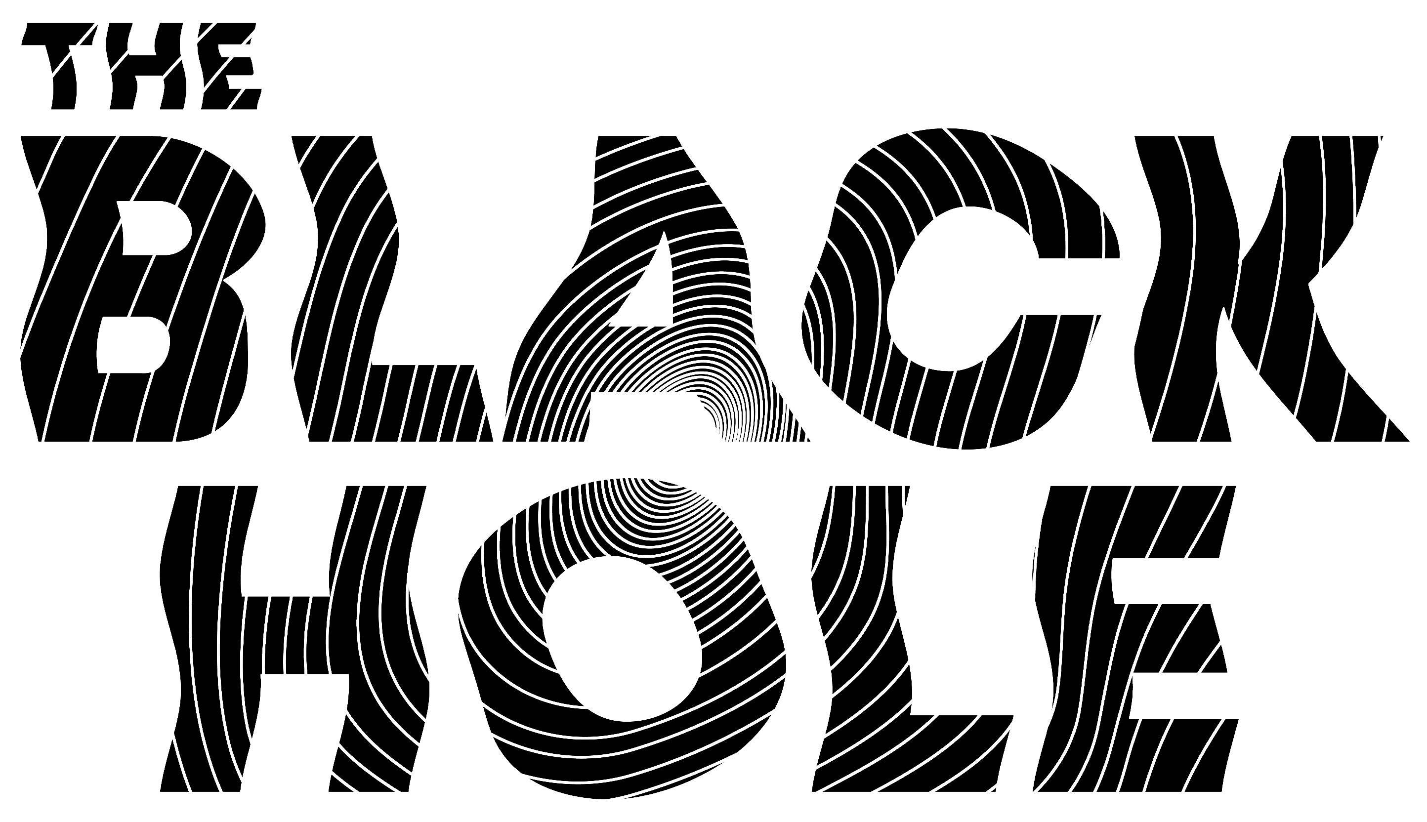 Black Hole Text Logo